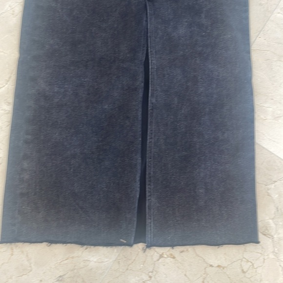 STEVE MADDEN BLACK DENIM MAXI DRESS - Picture 5 of 8